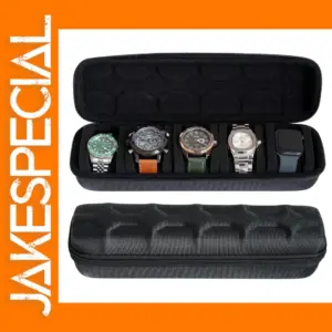 5 Slot Travel Watch Case for Men and Women