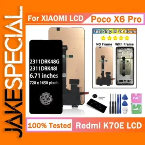 6.67-Inch AMOLED Screen for Xiaomi Poco X6 Pro
