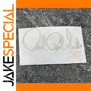 PRS SE Metal Decal Sticker for Guitar