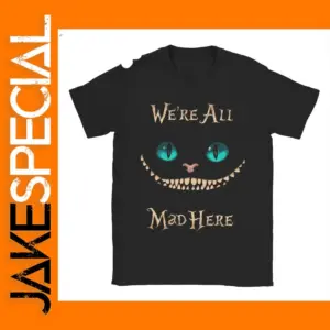 Cheshire Cat Women's Cotton T-Shirt Summer Tee