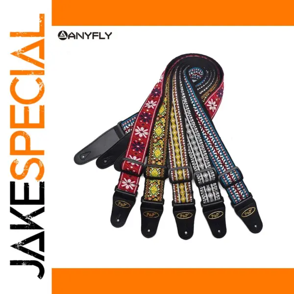 Adjustable Ethnic Style Guitar Strap 150cm