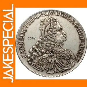 Austrian Empire 1721 Charles VI Thaler Replica