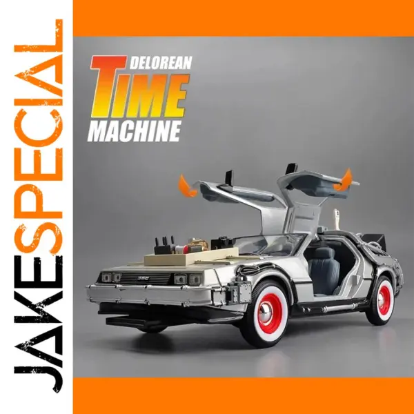Welly 1:24 DeLorean Time Machine Model Car