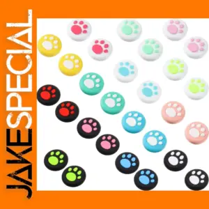 28 PCS Colorful Silicone Thumb Grip Caps