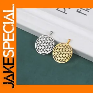 Flower of Life Stainless Steel Pendants
