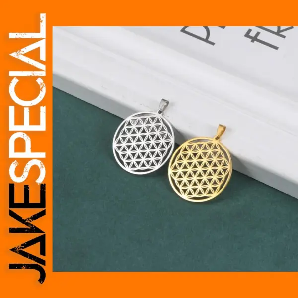 Flower of Life Stainless Steel Pendants