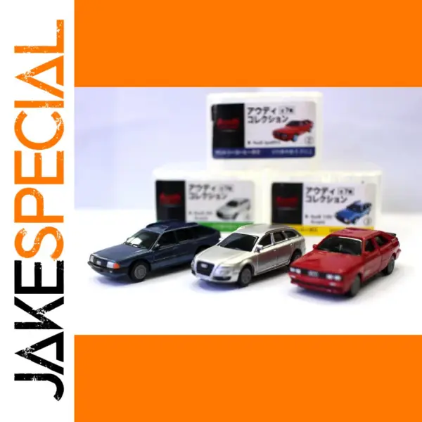 1/87 Scale Audi Model Cars 3pcs Set