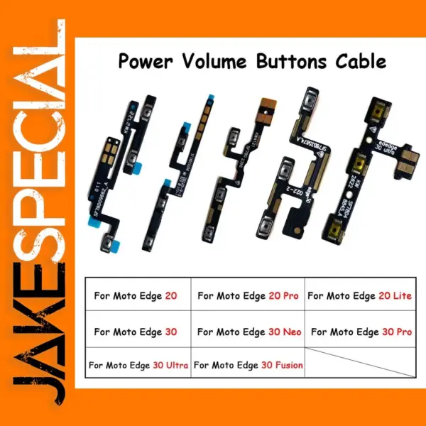 Moto Edge Series Power and Volume Flex Cable Set