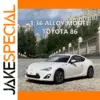 1:36 Toyota 86 Diecast Alloy Car Model