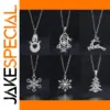 Christmas Stainless Steel Pendant Necklace