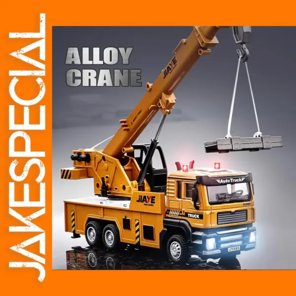 1/50 Scale Yellow Crane Engineering Diecast Model