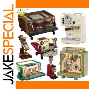HUIQIBAO Coffee Machine Building Blocks Set