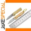 Brass Mini Folding Knife Portable EDC Tool