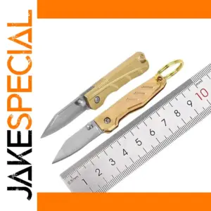 Brass Mini Folding Knife Portable EDC Tool