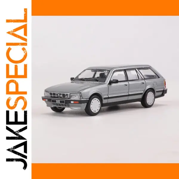 1:64 Scale Diecast Peugeot 505SW Model Car Gray