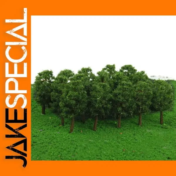 20 Miniature 8cm Trees Model Set