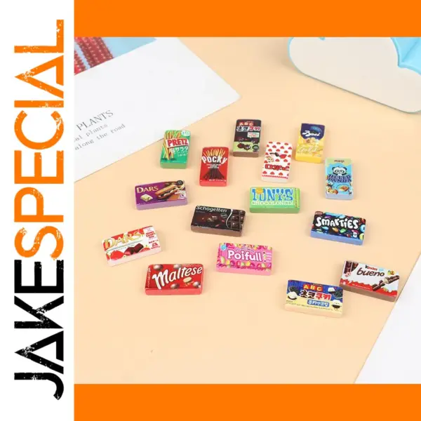 10pcs Miniature Resin Snacks for Dollhouse