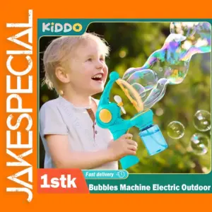 Electric Bubble Machine for Outdoor Fun