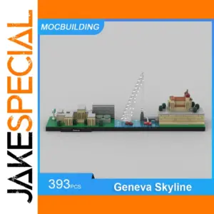 Geneva and Nuremberg Skyline Building Blocks Set