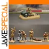 1:72 Scale Diecast Resin Soviet Soldiers Set
