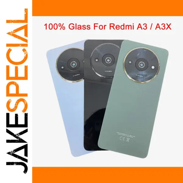 Xiaomi Redmi A3/A3X Back Battery Cover Glass