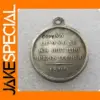 Antique Style Silver-Plated Commemorative Medallion