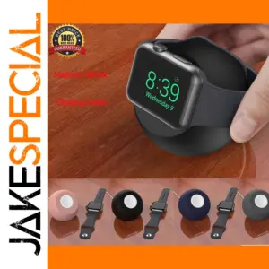 Magnetic Silicone Watch Stand for Apple Watch Series 10-3
