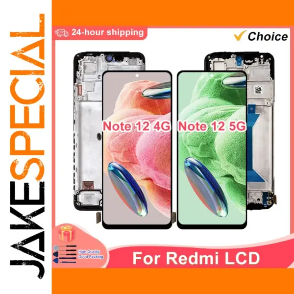 AMOLED Display for Xiaomi Redmi Note 12 4G/5G