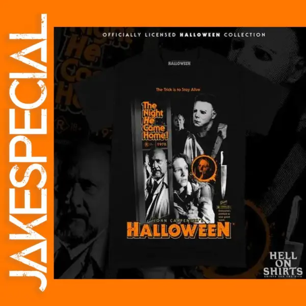 Casual Halloween Boogeyman Short Sleeve T-Shirt