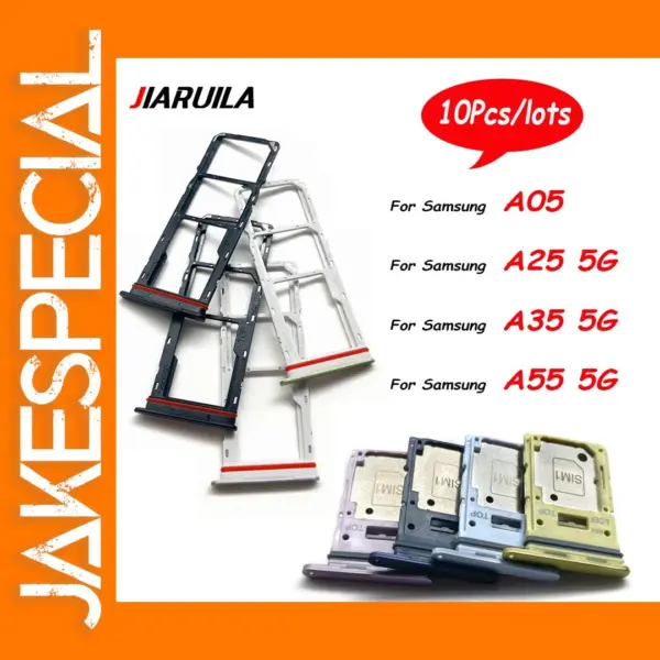 10-Pack Samsung A05/A25/A35/A55 5G SIM Card Holders