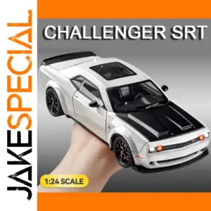 1:24 Challenger SRT Diecast Car Model with Sound