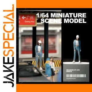 1:64 Resin Miniature Cowgirl Scene Figure