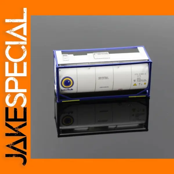 HO Scale 1:87 Intermodal Tank Container Model