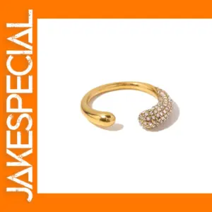 Stainless Steel Adjustable Ring for Women