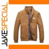Men's Embroidered Windproof Jacket for Autumn