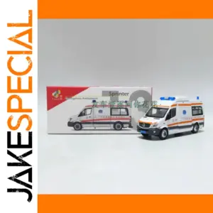 WELLY Alloy Benz Sprinter Ambulance Model