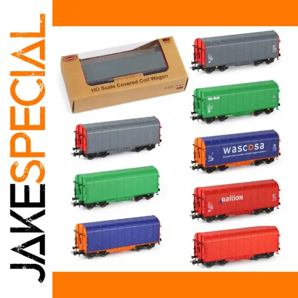 HO Scale 1:87 Covered Coil Wagon Model Train