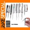 Folding Knife with 10 Replaceable Blades