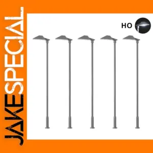 5pcs HO Scale LED Street Lights with Resistors
