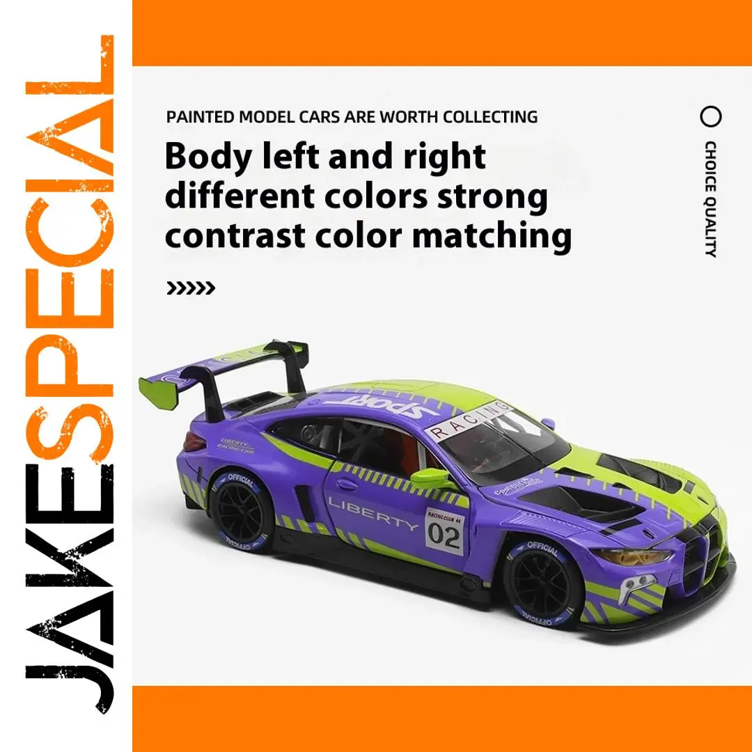 1:24 BMW M4 GT3 Alloy Diecast Car Model 1 1:24 BMW M4 GT3 Alloy Diecast Car Model