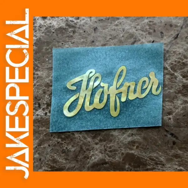 Self-Adhesive Gold Mother of Pearl Guitar Decal