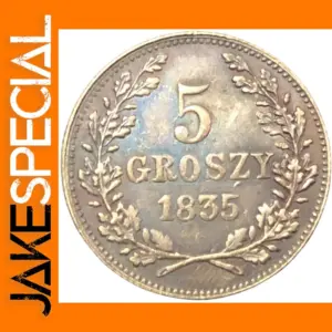 1835 Krakow 5 Groszy Antique Replica Coin