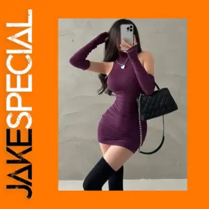 High Neck Mini Bodycon Dress for Women