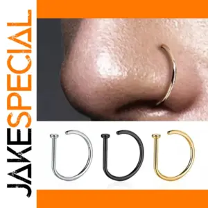 Non-Piercing Stainless Steel Nose Clip