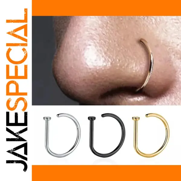 Non-Piercing Stainless Steel Nose Clip