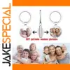 Custom Photo Keychain Round Zinc Alloy