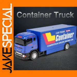 1:64 Scale Diecast Container Truck Model