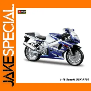 Bburago 1:18 Suzuki GSX-R750 Motorcycle Model