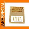 Gold 6 Roller Saddle Bridge for Telecaster
