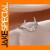 Moon Phase Stainless Steel Ring for Women